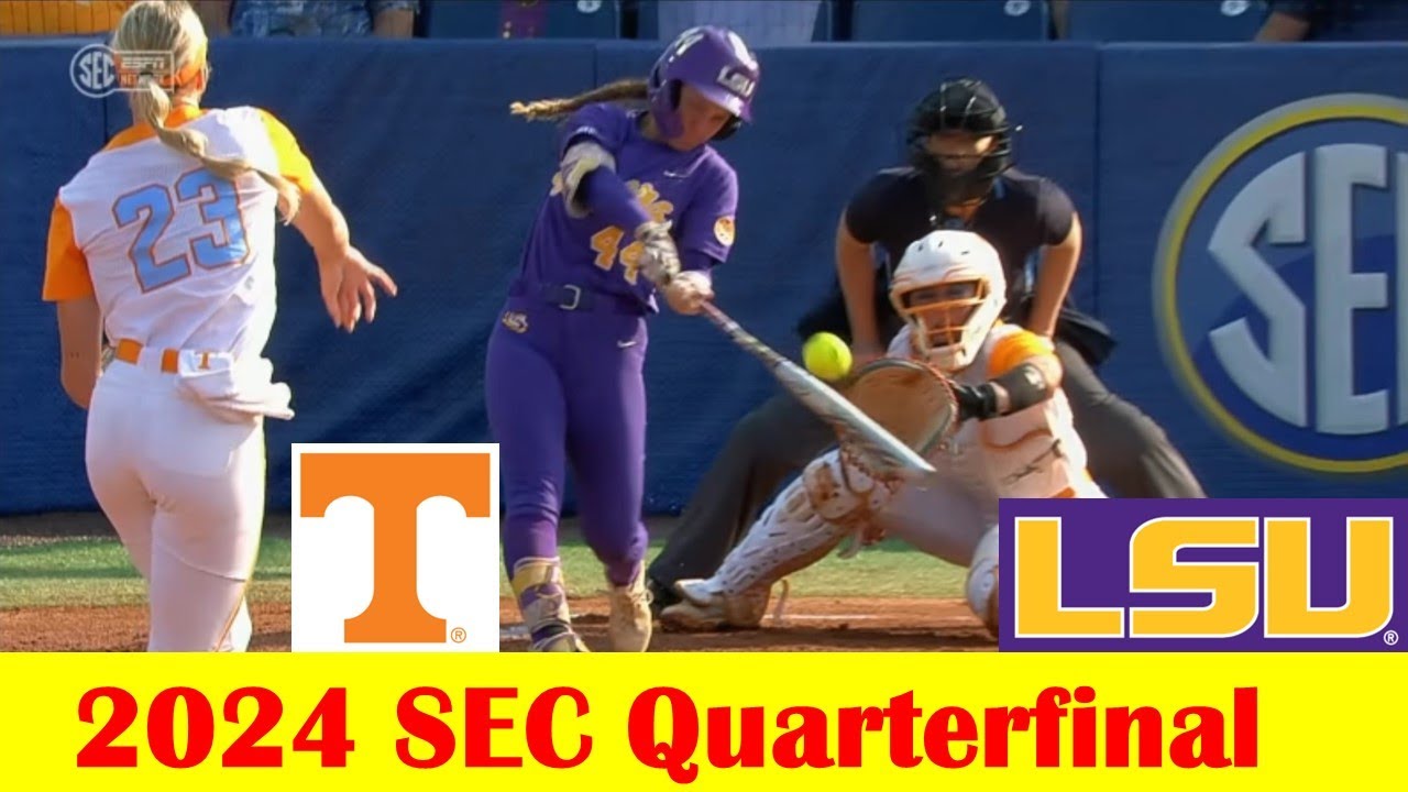 LSU vs Tennessee Softball Game Highlights, 2024 SEC Tournament Quarterfinal