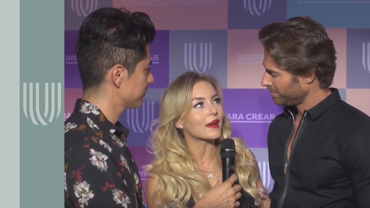 Angelique Boyer y Sebastián nos hablan sobre el apoyo de pareja | La alfombra morada | Canal U