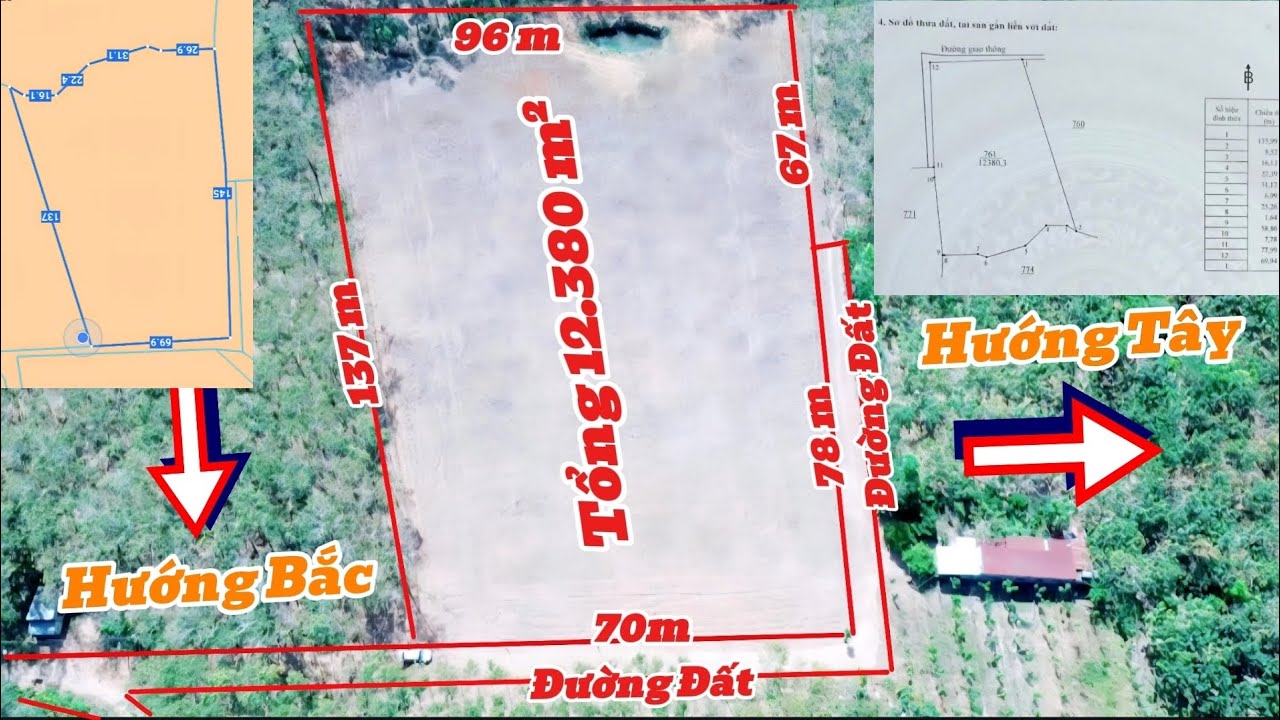(43) #1ty 799tr | SIÊU PHẨM 1,3 hecta, 2 MẶT TIỀN có 148m mặt đường LH 0867251968 #bdsbinhphuoc