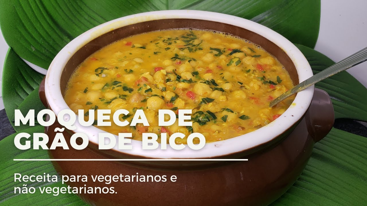 Moqueca de grão de bico - receita para vegetarianos e não vegetarianos