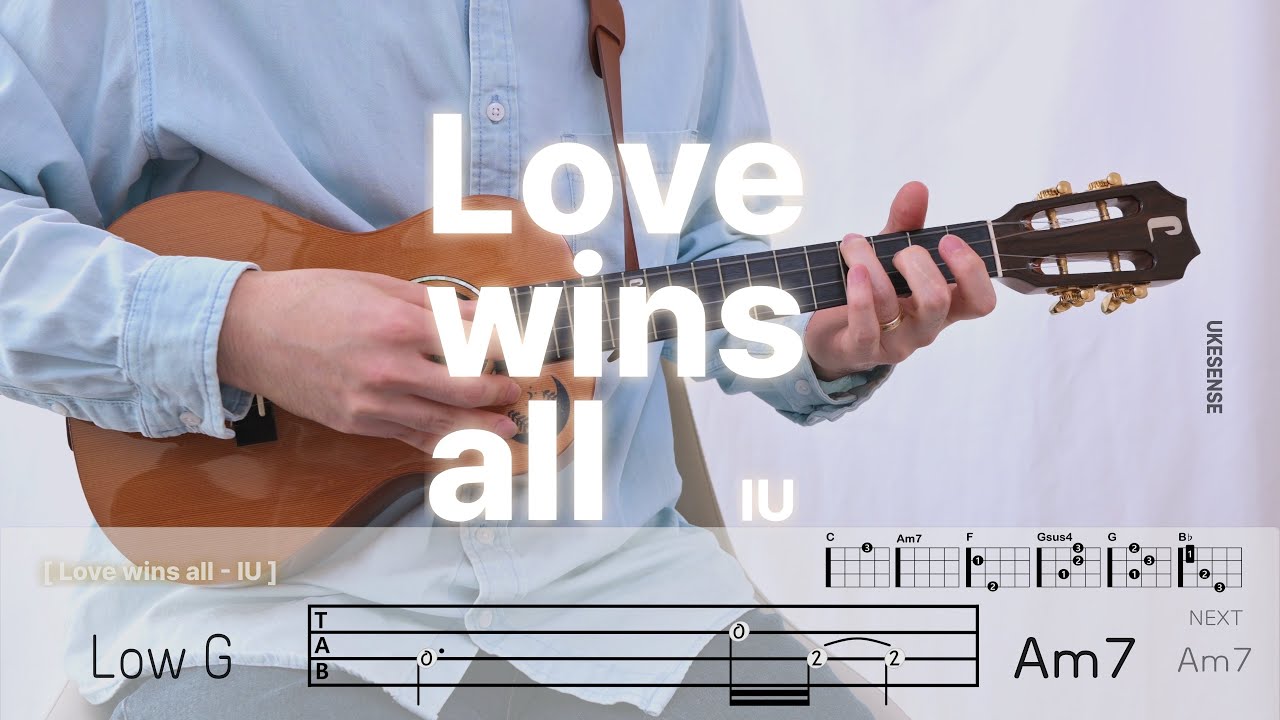 [How to Play] Love wins all - IU 아이유 | 우쿨렐레 튜토리얼 | Ukulele Tutorial