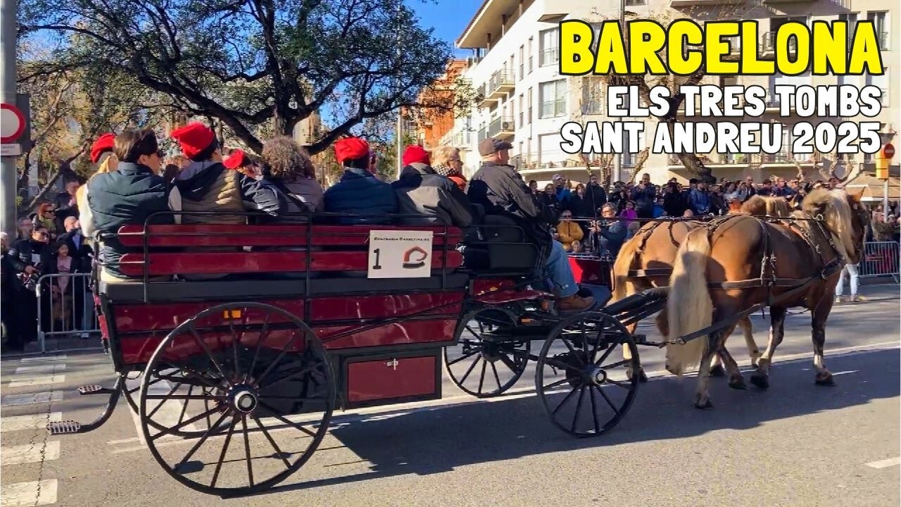 ELS TRES TOMBS DE SANT ANDREU DE PALOMAR Barcelona 2025