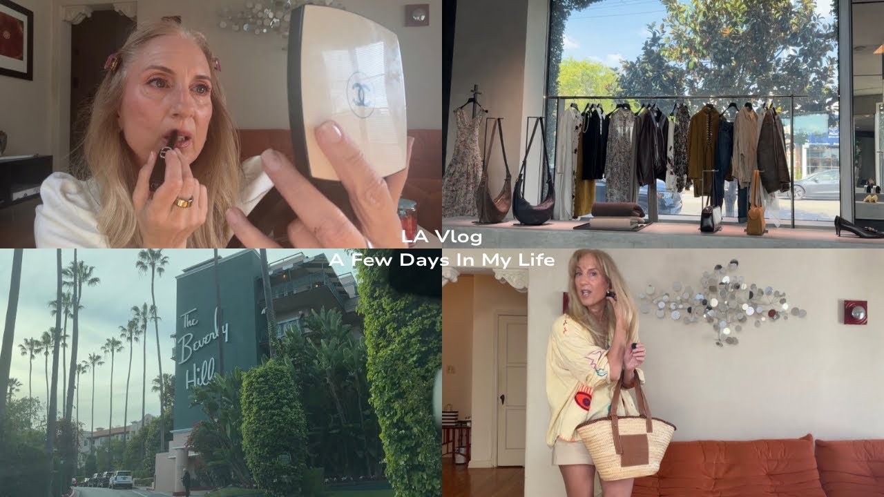 LA Vlog | Farmers Market, French Girl Glam Makeup & The Beverly Hills Hotel