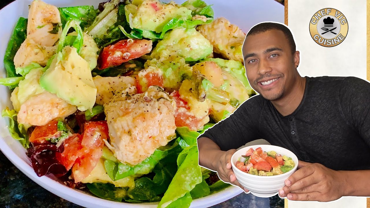 Chicken Avocado Quinoa Salad Recipe! | Chef Vic Cuisine