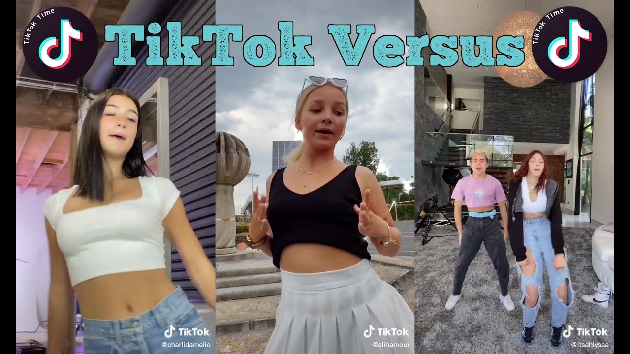 😎 Charli D’Amelio VS Alina VS Ahlyssa Marie 😎 | 100% IN SYNC TIKTOK