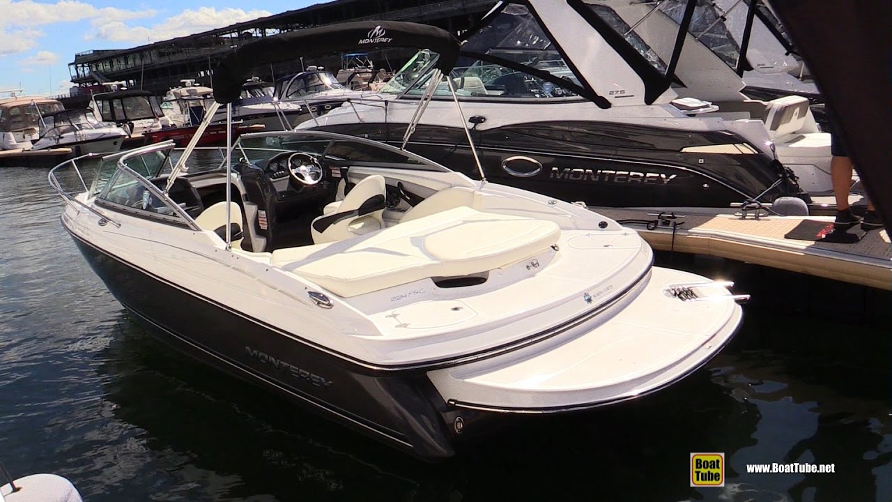 2016 Monterey 224 FSC Motor Boat - Walkaround - 2016 Montreal In Water Boat Show