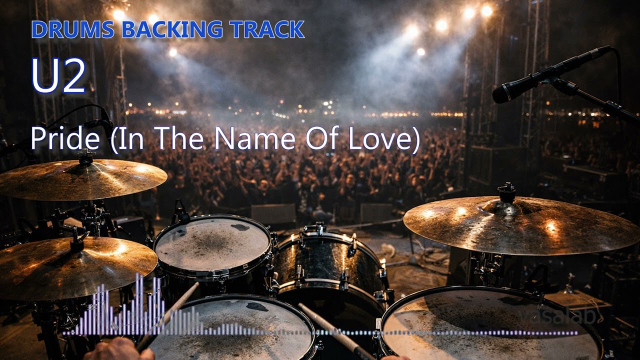 U2 - Pride (In The Name Of Love) | Drums Only | Original backing track