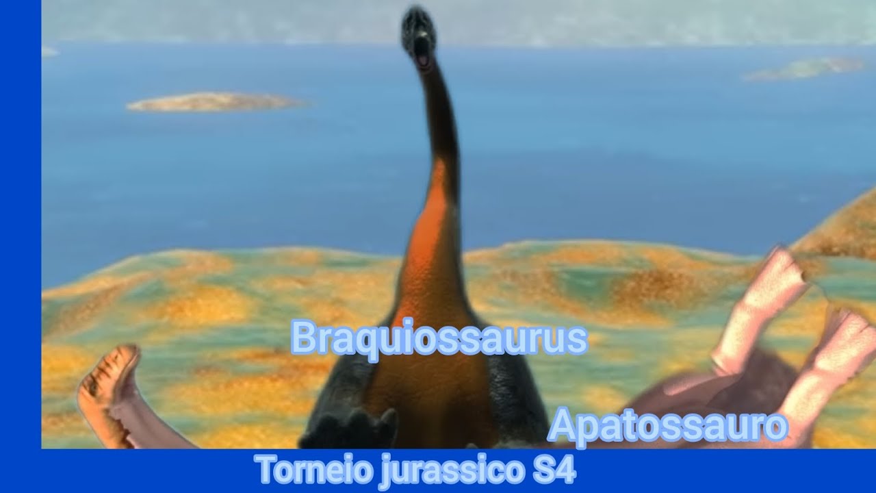 Torneio jurassico S4 GD3 (braquiossauro vs apatossauro)