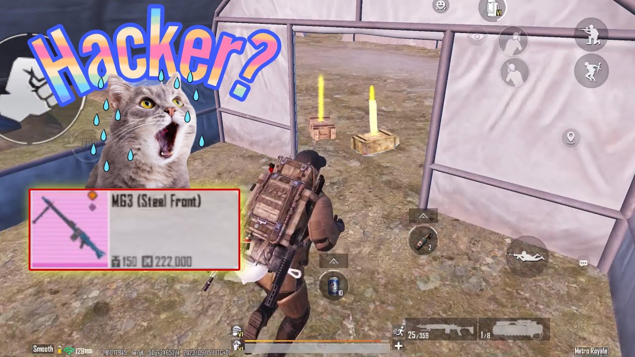 Hacker Used Magic Aimbot To Kill Me - Pubg Mobile Metro Royale Mode Gameplay