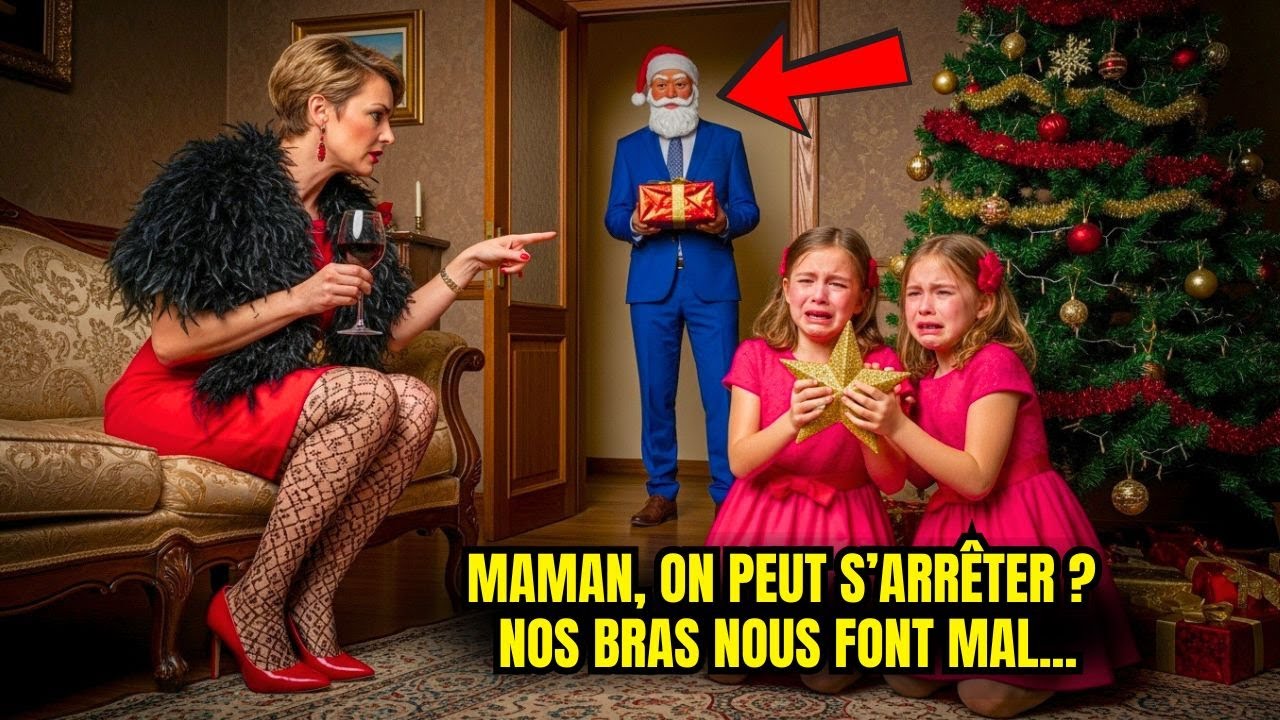 UN MILLIONNAIRE S’EST DÉGUISÉ EN PÈRE NOËL POUR SURPRENDRE SES FILLES, MAIS CE QU’IL TROUVE EST