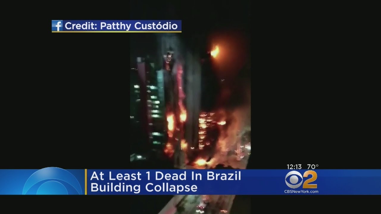 1 Dead In Brazil High-Rise Collapse