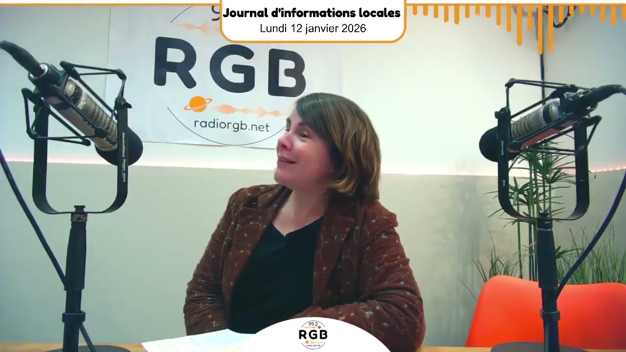 Journal d'informations locales - Lundi 12 janvier 2025 - Radio RGB 99.2 FM