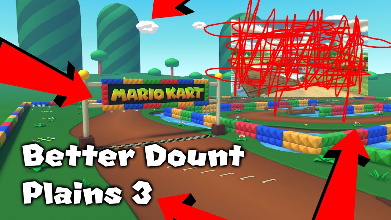 Better Donut Plains 3 (8 Deluxe Custom Track)