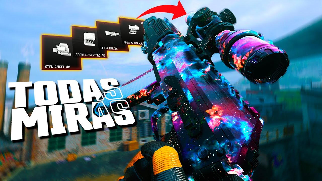 Então resolvi JOGAR com TODAS as MIRAS do CoD MW3 e MANO...