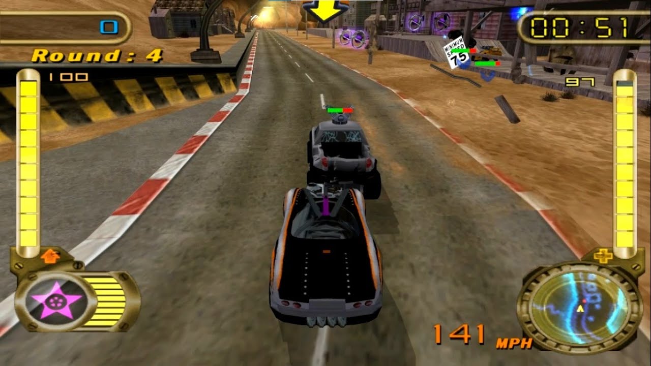 Hot Wheels Velocity X - Gameplay - Ghost Town Race