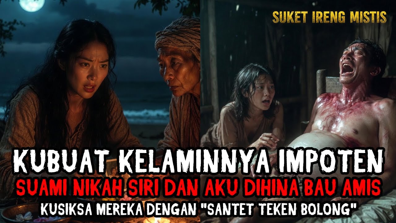 DENDAM SANTET TEKEN BOLONG! SUAMI SELINGKUH BAWA ISTRI BARU, KUBUAT KEMALUANNYA IMPOTEN!