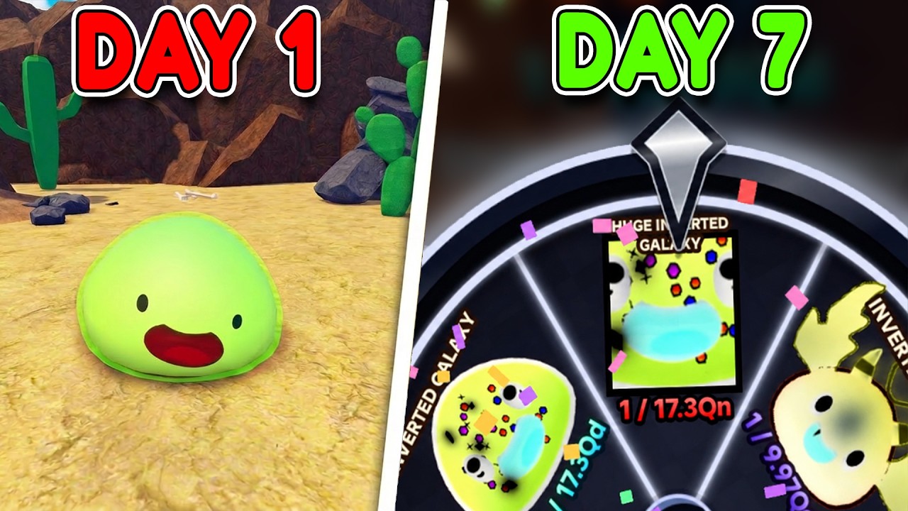 I Played Slime RNG For 7 DAYS without LEAVING!