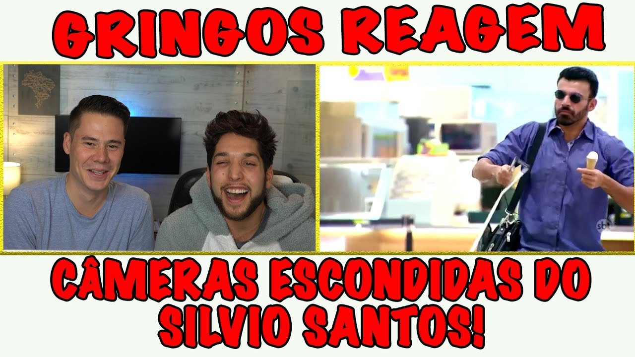 Gringos reagem a C&Acirc;MERAS ESCONDIDAS do Silvio Santos