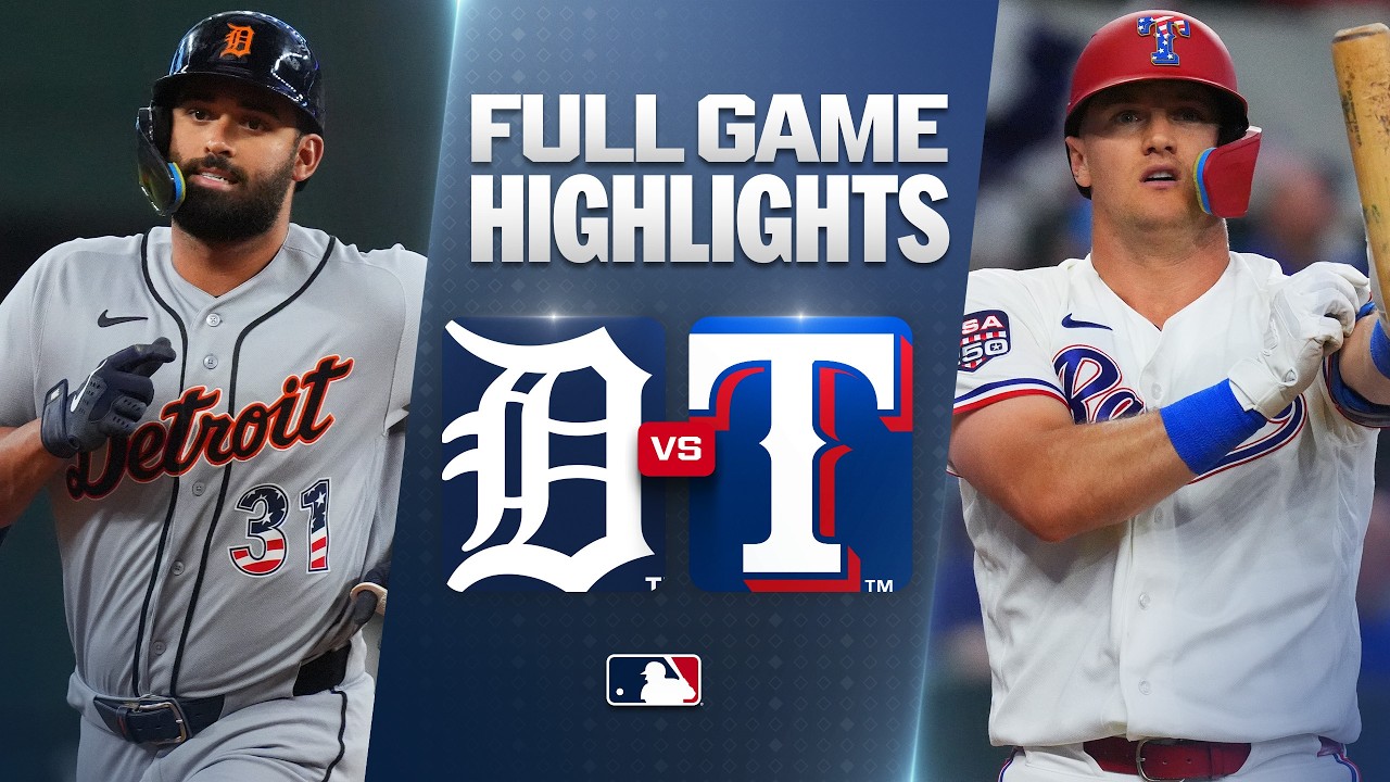 TIGERS vs. RANGERS: Official Full Game Highlights (July 4) | 2026 MLB Season