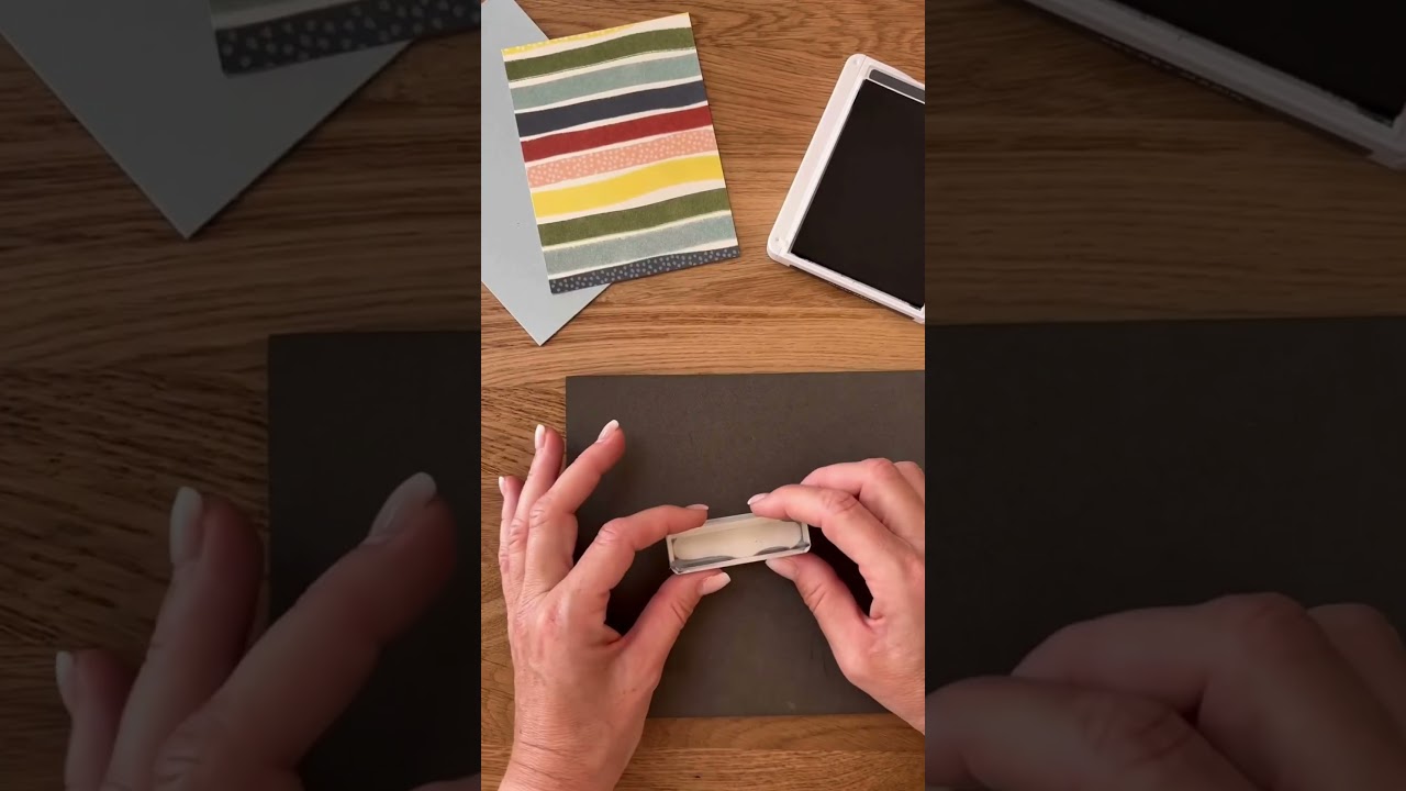 **Tutoriel** Carte simple et rapide #26 - 2025       #cartecreative #diy #carterie #scrapbooking