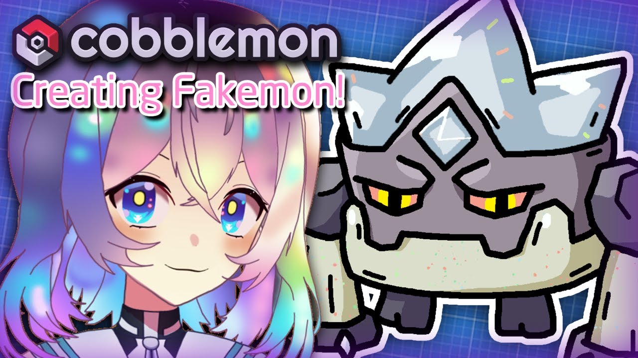 [Blockbench] Let's Make a Crystal Monster! || Creating a Cobblemon Addon!!