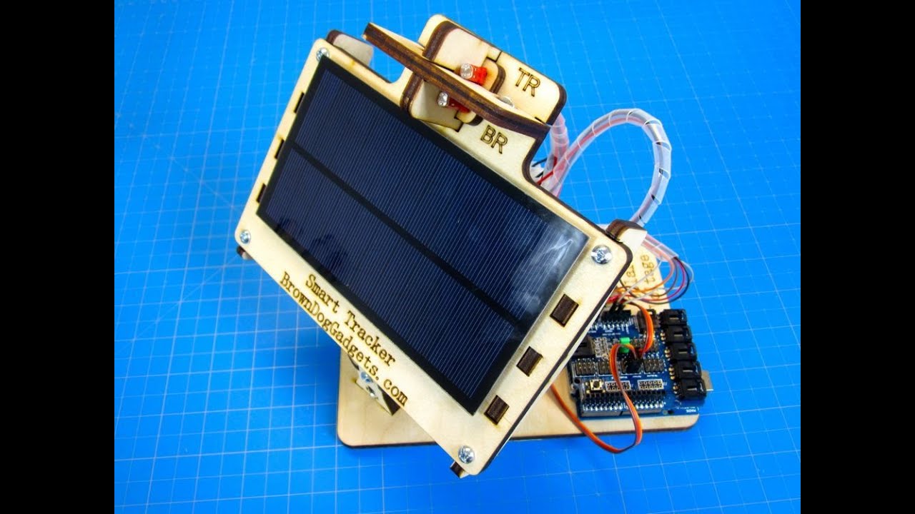 Двухосевой солнечный трекер — самодельный, на базе Arduino — как собрать