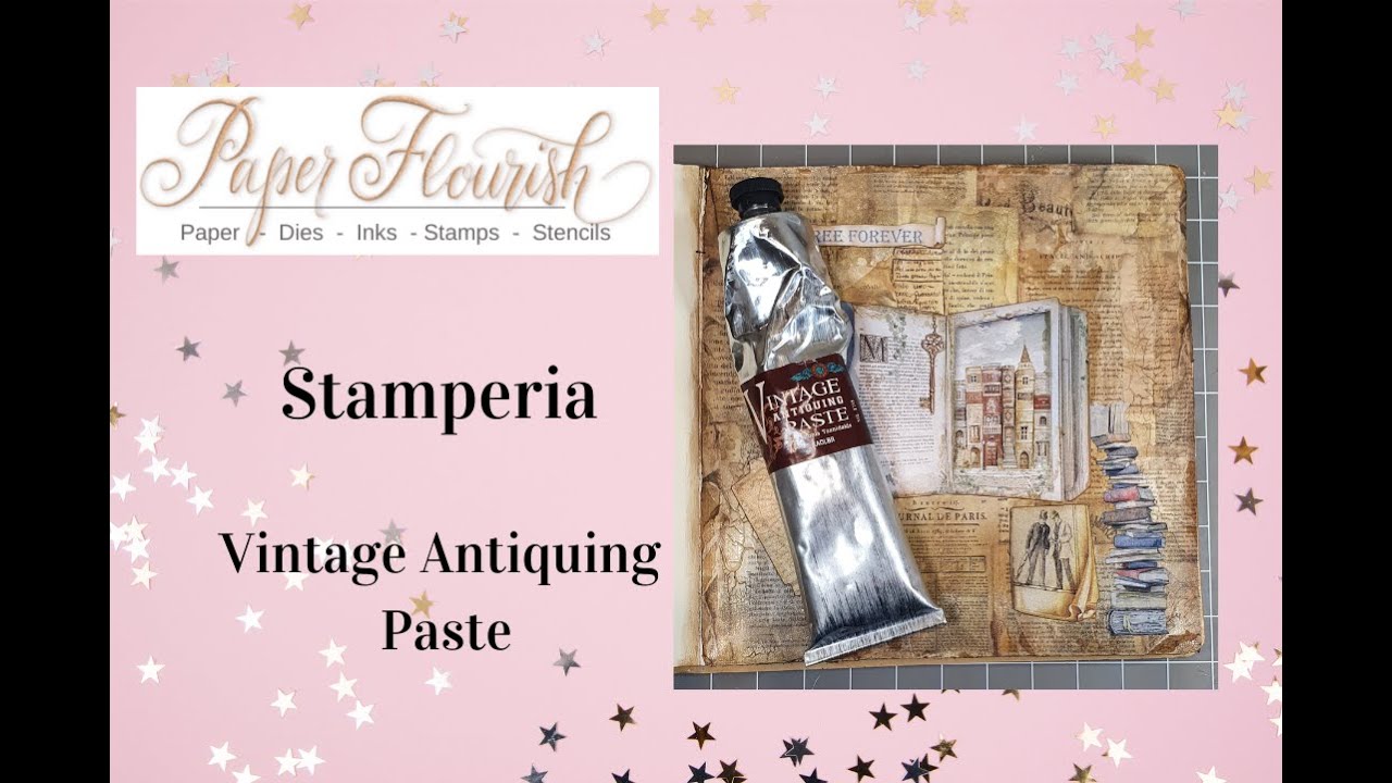 Stamperia Vintage Antiquing Paste.