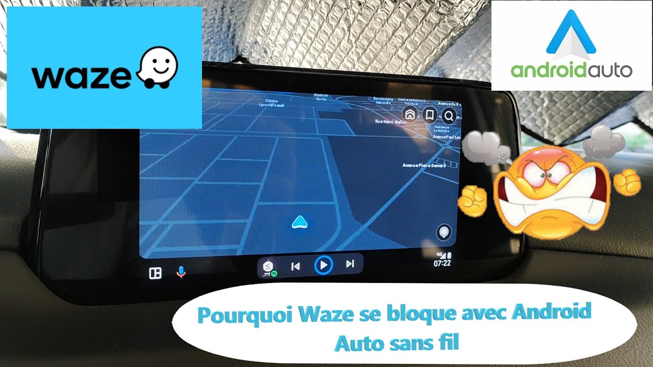 Pourquoi Waze se bloque avec Android Auto sans fil ??? 🤬