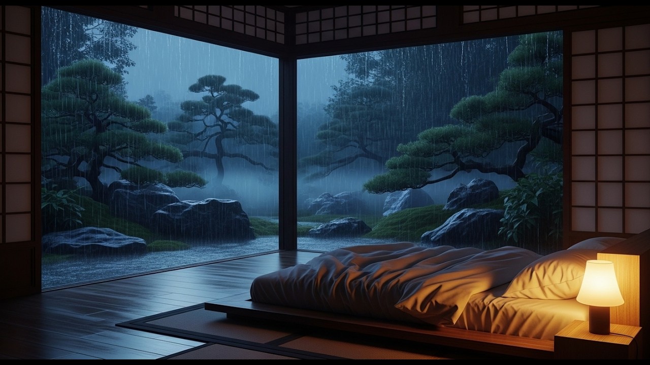 Deep Sleep in 10 Minutes – Relaxing Music to Calm Your Mind | Rain Sounds