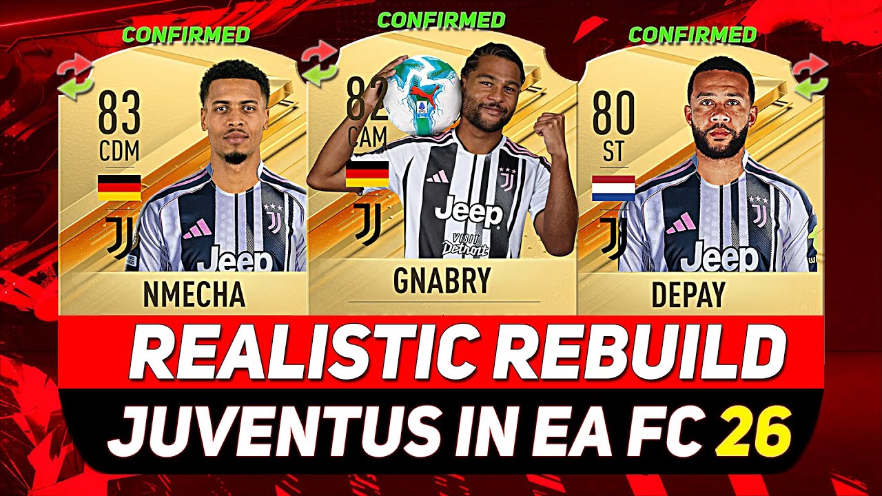 🏆РЕАЛИСТИЧНАЯ ПЕРЕСТРОЙКА &laquo;ЮВЕНТУСА&raquo; В РЕЖИМЕ КАРЬЕРЫ EA FC 26! При участии NMECHA, GNABRY, DEPAY...