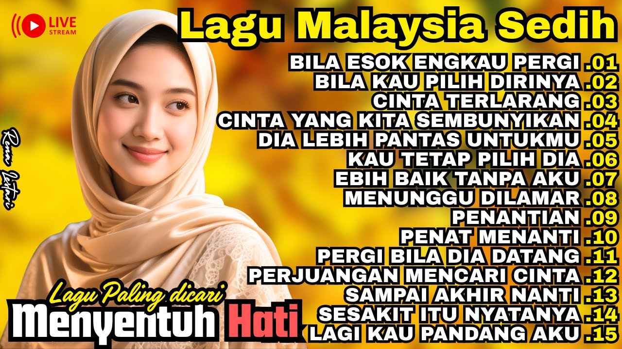 Album Slowrock Malaysia | Lagu Sedih Paling Emosional Untuk Hati Yang Terluka 💔🎶
