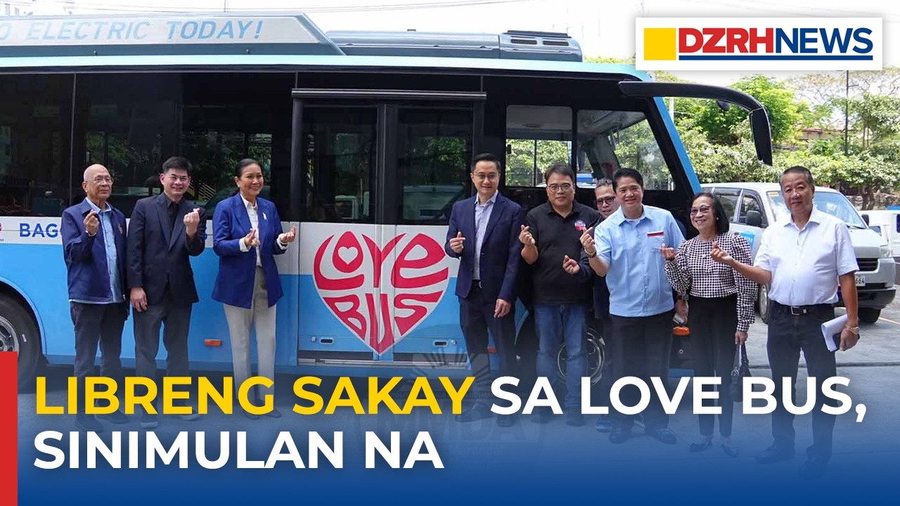 Sampung Love Bus units inilunsad na sa Valenzuela