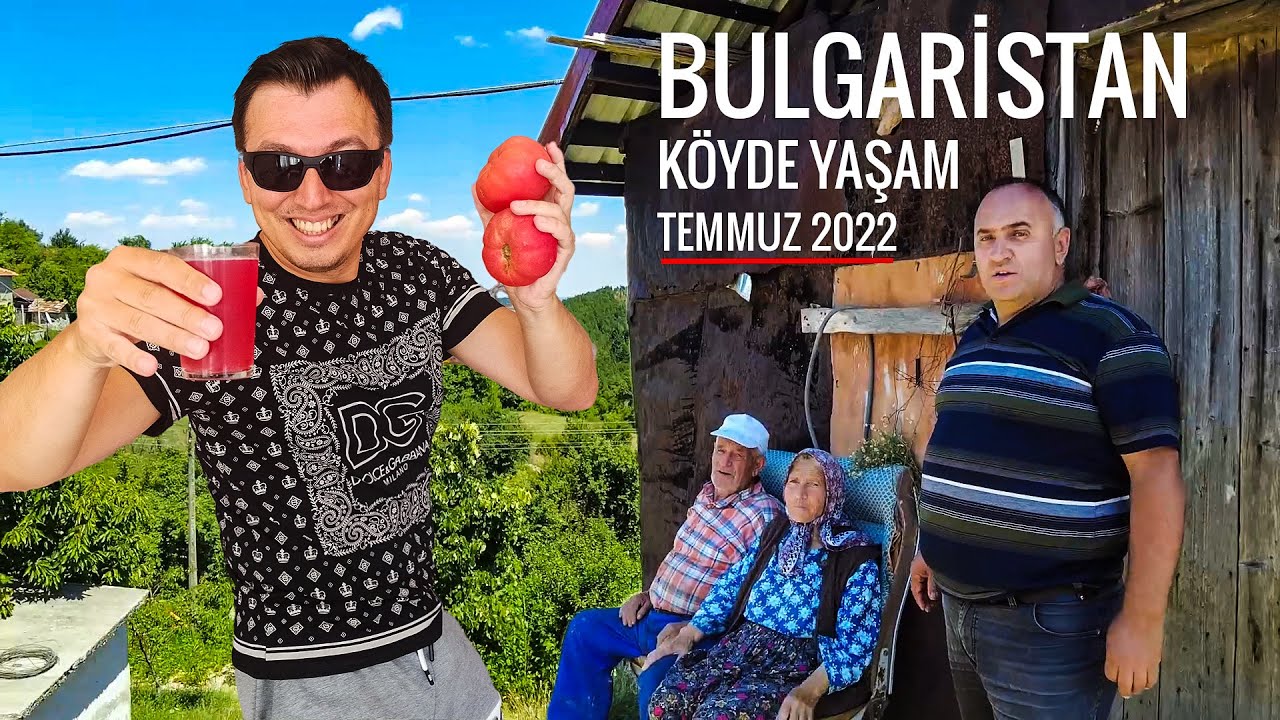 Bulgaristan Kırcaali | Gırbişte Sırt Köy | Köy Hayatı - Köy Yaşamı Köy Bahçesi Kırcaali Bulgaristan