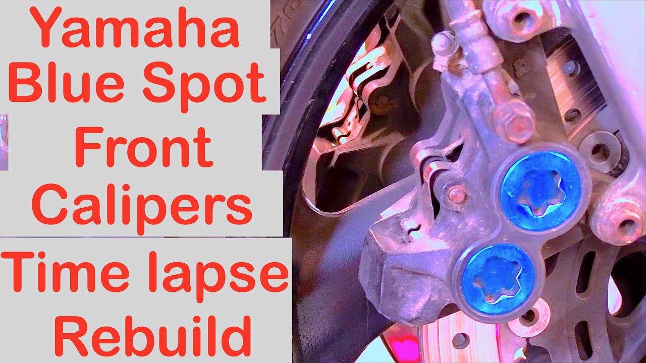 Yamaha XJR 1300:- Blue Spot, 4 Pot, Front caliper rebuild !