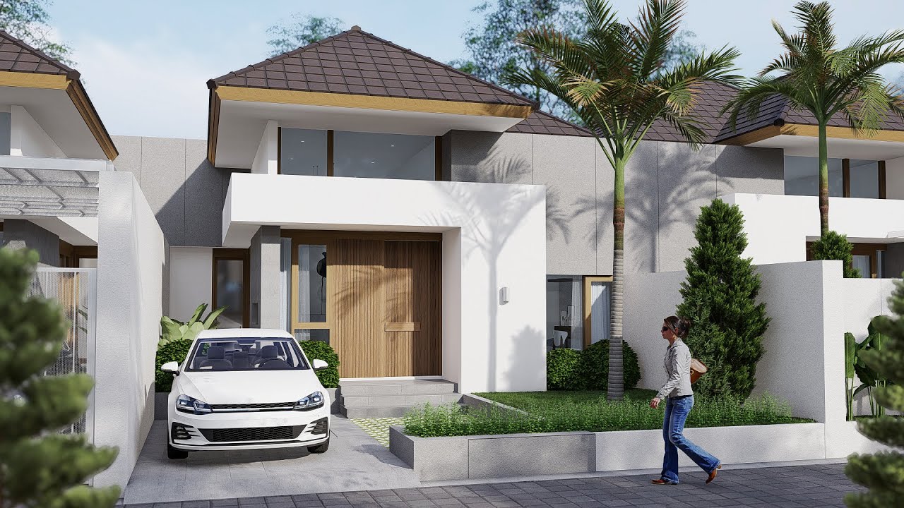 Rumah Modern Tropis 1 Lantai Lahan 8.3m x 18m || Project Showreel