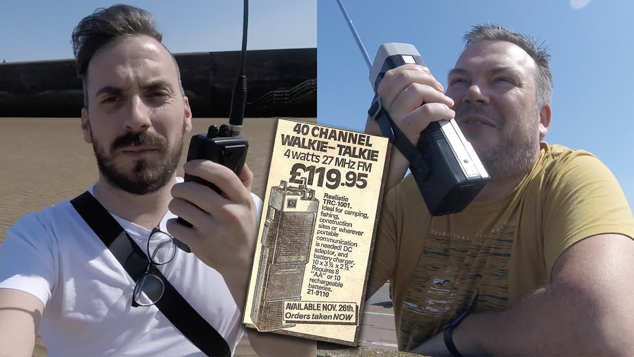 CB Radio Testing On The Beach - Old Vs New - Realistic TRC-1001 / Midland Alan 42