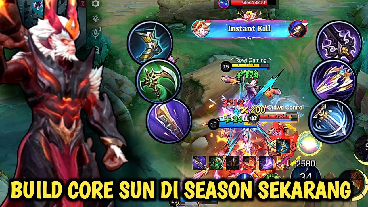 BUILD CORE SUN DI SEASON SEKARANG | SUN BEST BUILD TERSAKIT 2025 - MOBILE LEGENDS