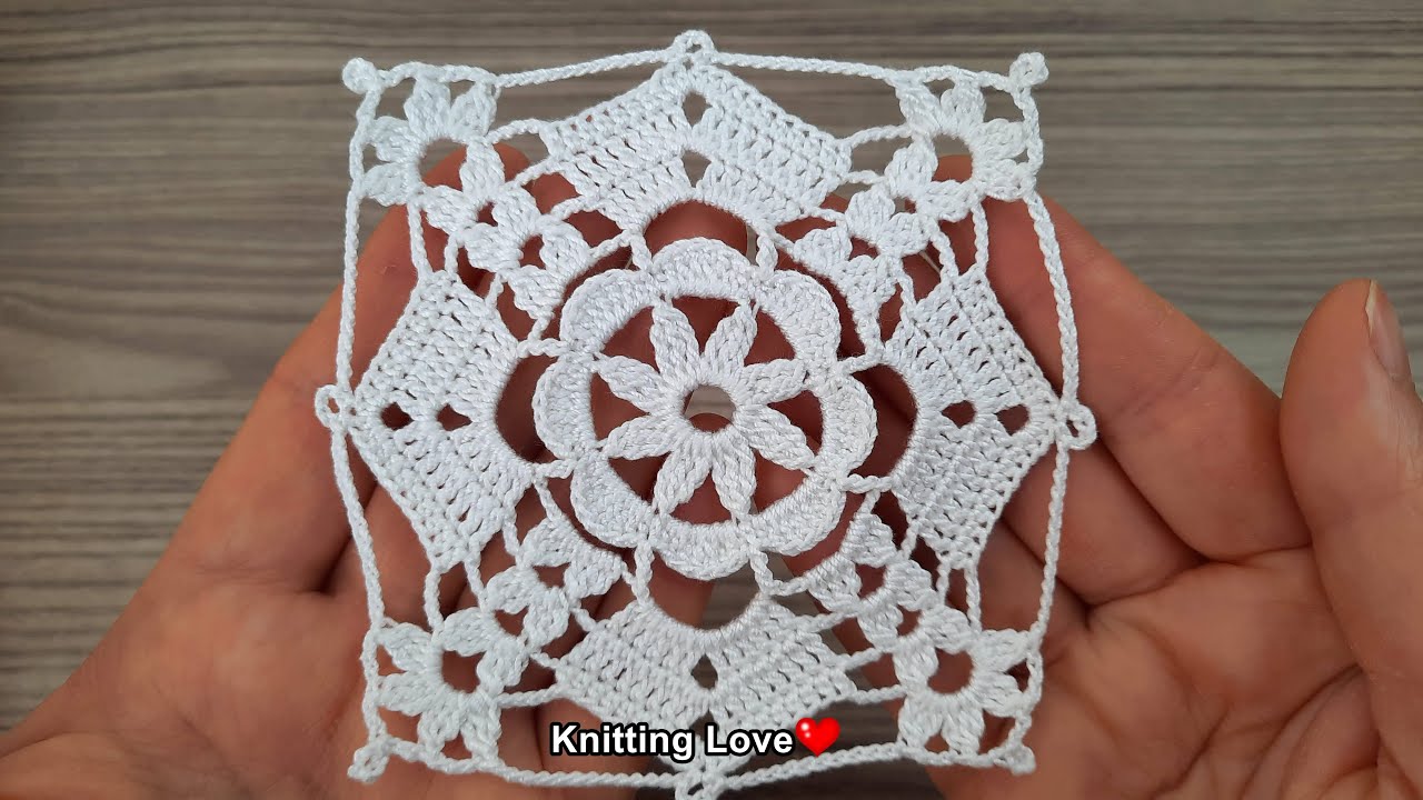 FANTASTIC😍Beautiful Flower Crochet Pattern* Knitting Online Tutorial for beginners Tığ işi 2022
