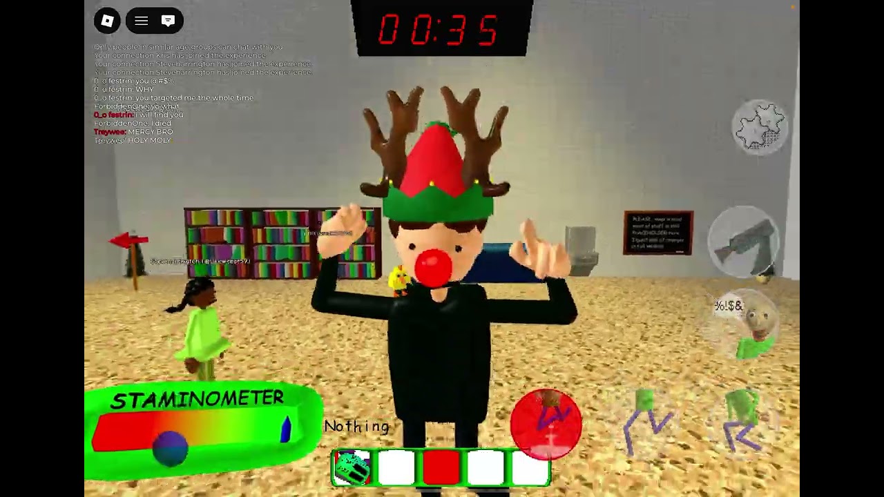 Playing Baldi Frenzy With Kacper And Alfie