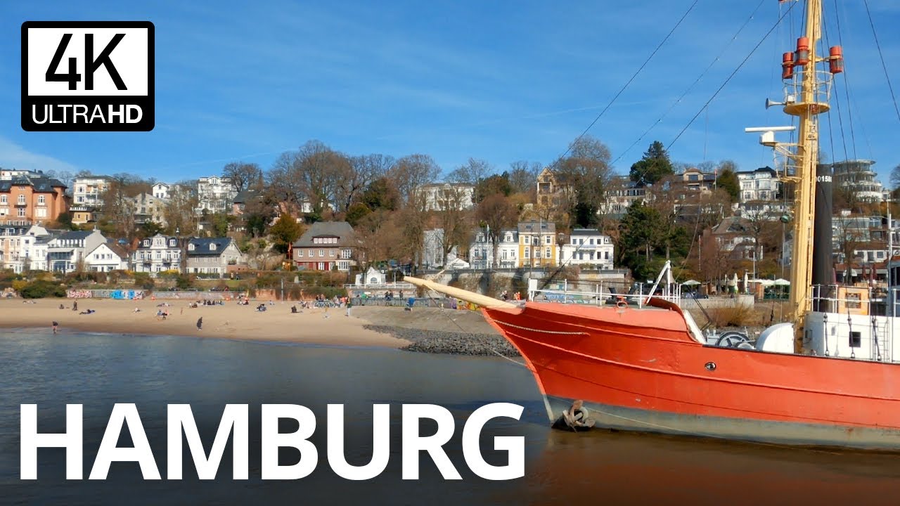 Hamburg Hafenrundfahrt / HADAG Fähre 62 von Finkenwerder bis Landungsbrücken / Ausblick Elbufer