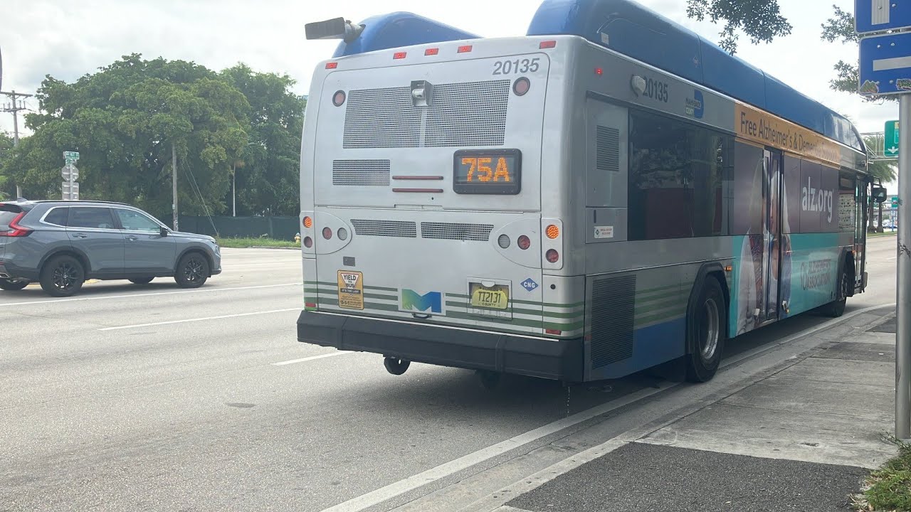 Miami-Dade Transit: 2020 Gillig 40' BRT Plus CNG #20135 On Route 75A