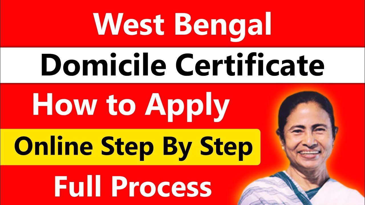 How to Apply West Bengal Domicile Certificate | WB Local Residential Certificate | @KnowledgeBongo