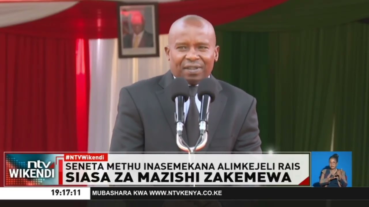 Kindiki alaani matamshi ya kisiasa mazishini yaliyohusisha William Ruto na Rigathi Gachagua
