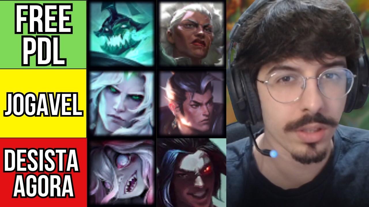 TIER LIST MELHORES JUNGLERS PARA SUBIR DE ELO 2026 LEAGUE OF LEGENDS