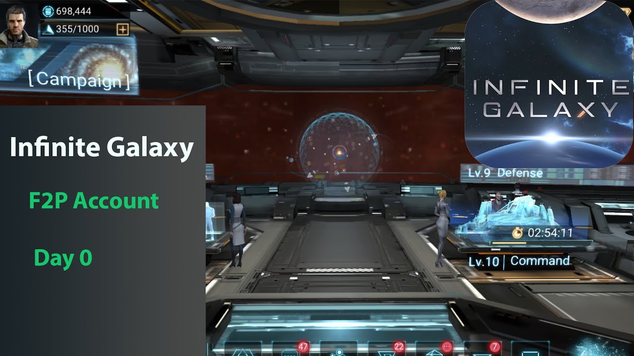 Infinite Galaxy - Free to Play F2P - Day 0 - Beginner Guide