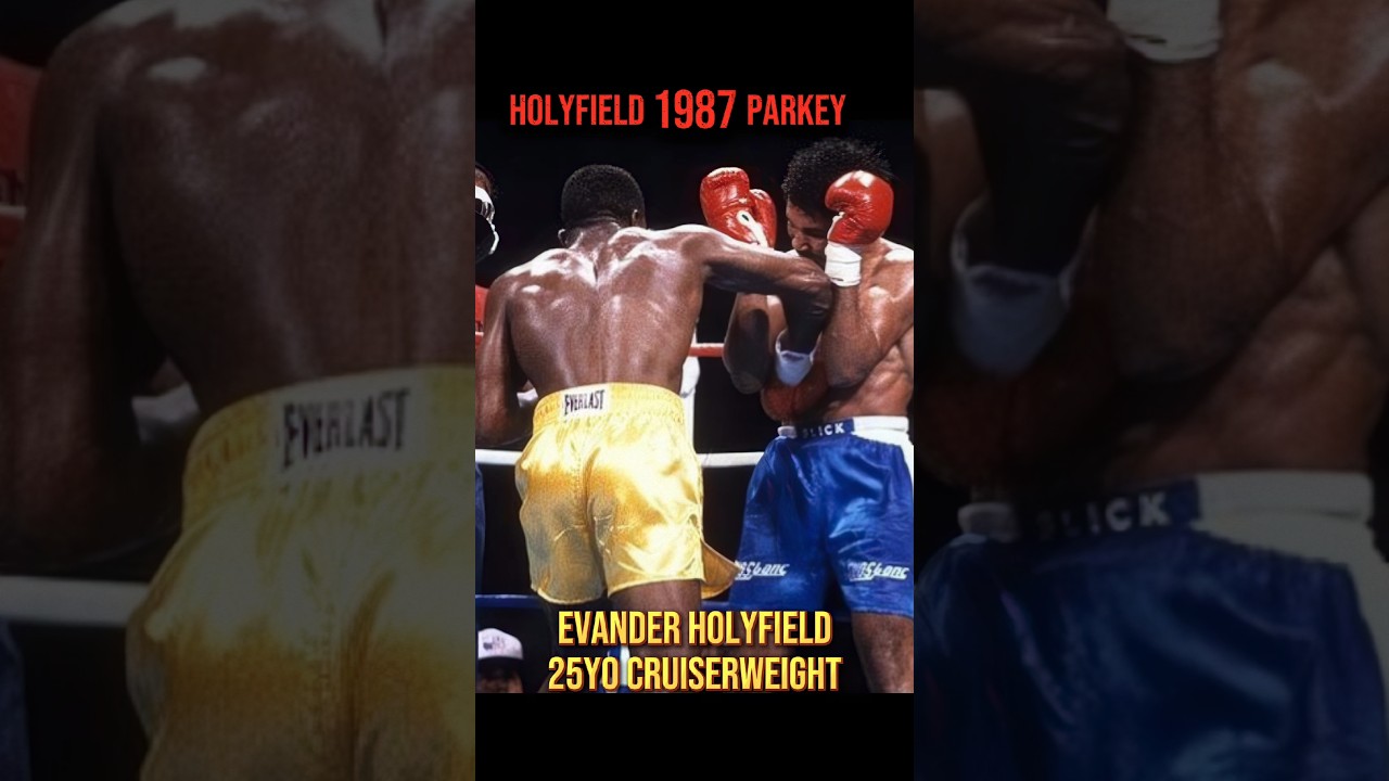 Evander Holyfield 25yo Performance - vs Ricky Parkey 1987 #sports #boxing #evanderholyfield #shorts
