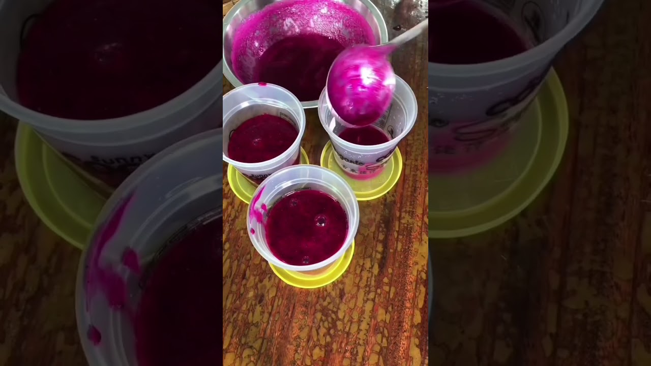 How to make dragon juice for kids (sh-02) #fruit #dragonjuice #fruitjuice