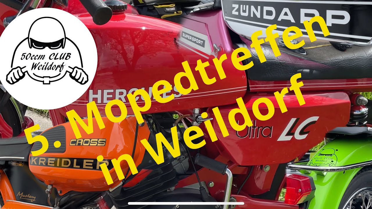 5. Mopedtreffen vom 50ccm Club Weildorf