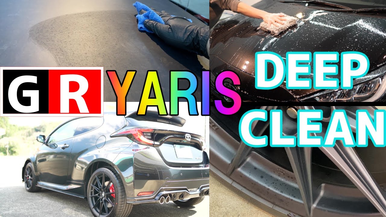 【マット素材多し】GRヤリスを徹底洗車します。toyota GR YARIS　car cleaning detailing