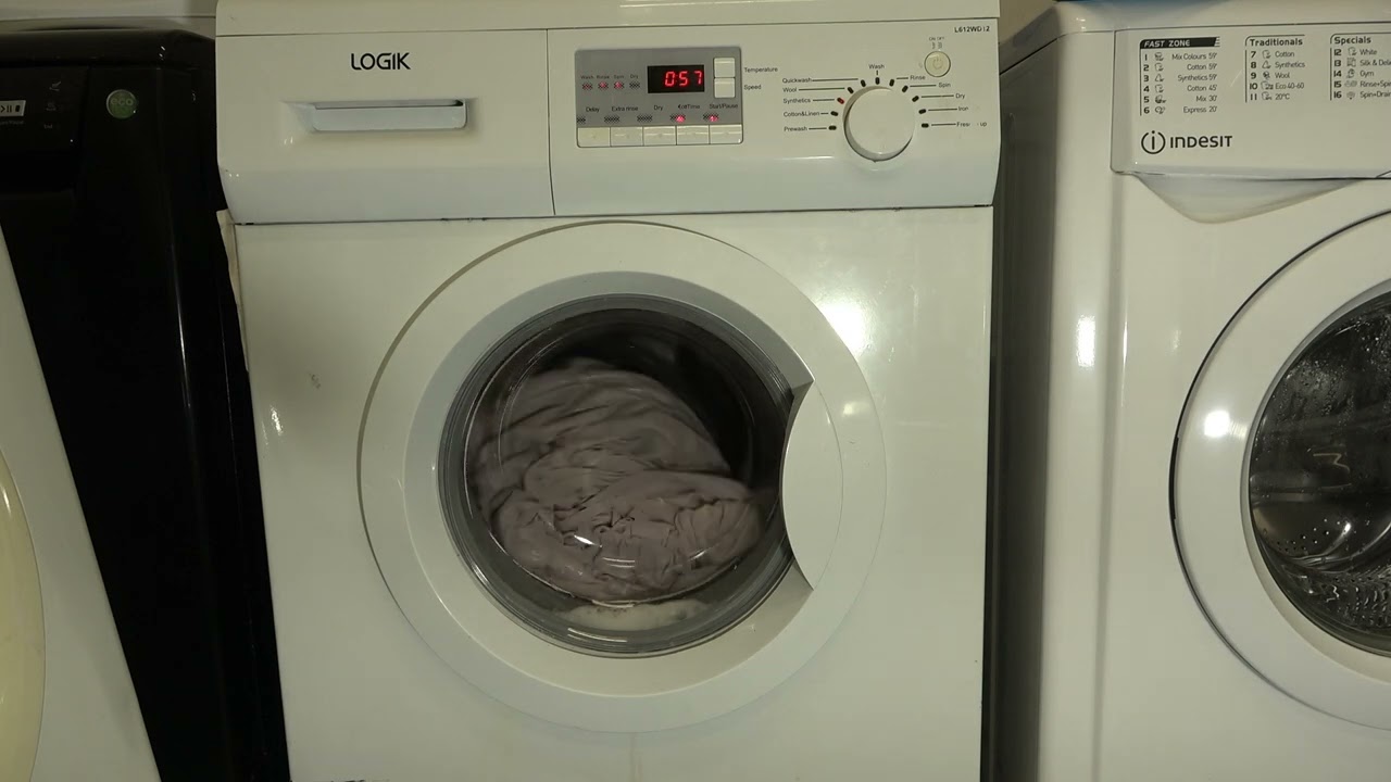 Synthetics 60'c Level 2 / Logik L612WD12 washer dryer